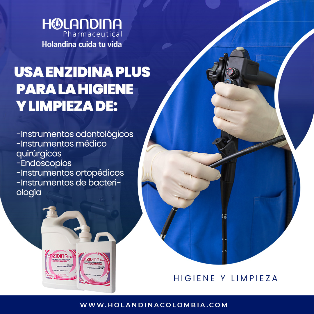 Detergente multi-enzimático ENZIDINA PLUS para el lavado de endoscopios por inmersion