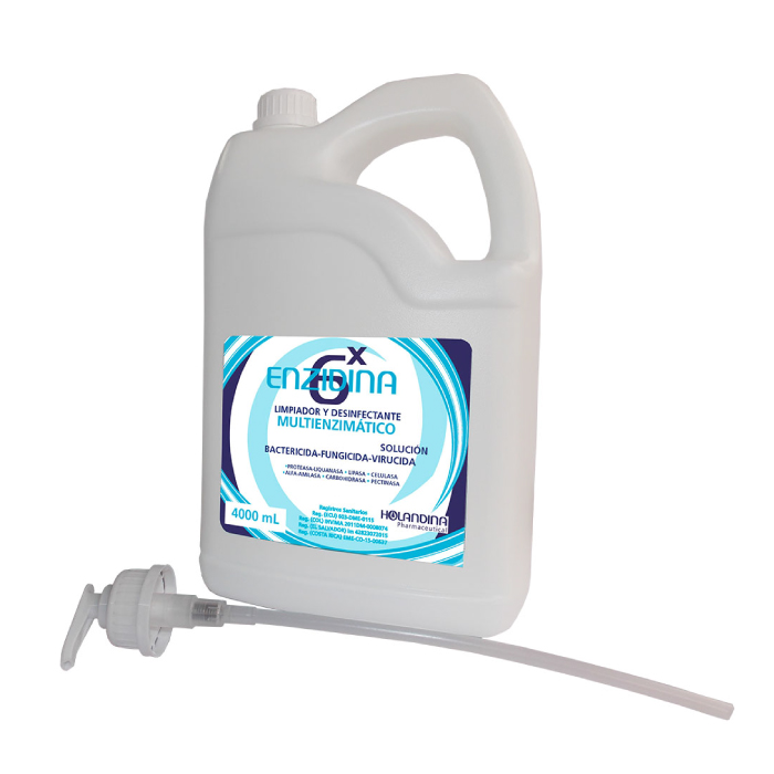 ENZIDINA 6x desinfectante multienzimatico indicado para uso con sistemas de limpieza manual o automático